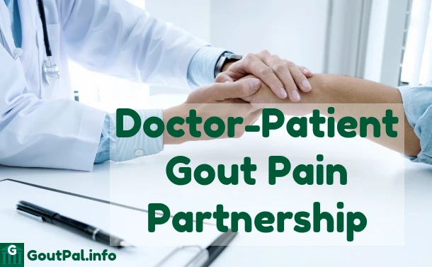 Doctor Patient Gout Pain Partnership